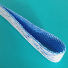 Load image into Gallery viewer, Dolphins in Watercolor on Yellow Gold Key Chain Fob with Gold Dolphin Charm