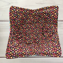 Load image into Gallery viewer, Bunnies on Blue and Ditsy Floral - Reversible 100% Cotton Bowl Cozy