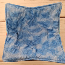 Load image into Gallery viewer, Panda Sushi Dim Sum in Blue or Lavender - Reversible 100% Cotton Bowl Cozy
