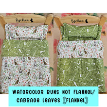 Load image into Gallery viewer, Premade 3 Piece Bedding Sets 100% Cotton Reversable - for the IKEA Duktig Doll Bed