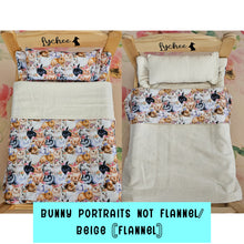 Load image into Gallery viewer, Premade 3 Piece Bedding Sets 100% Cotton Reversable - for the IKEA Duktig Doll Bed