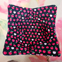 Load image into Gallery viewer, Cows and Apples - Reversible 100% Cotton Bowl Cozy