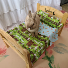 Load image into Gallery viewer, Design Your Own 100% Cotton Bunny Bedding Set for Wood Bunny Beds