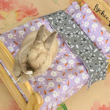 Load image into Gallery viewer, Design Your Own 100% Cotton Bunny Bedding Set for Wood Bunny Beds