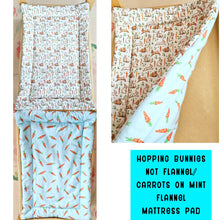 Load image into Gallery viewer, Premade 100% Cotton Flop Pad Mattress Small Size 13" x 19" - Ready to Ship - Free US Shipping