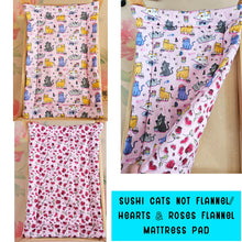 Load image into Gallery viewer, Premade 100% Cotton Flop Pad Mattress Small Size 13" x 19" - Ready to Ship - Free US Shipping