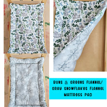 Load image into Gallery viewer, Premade 100% Cotton Flop Pad Mattress Small Size 13" x 19" - Ready to Ship - Free US Shipping