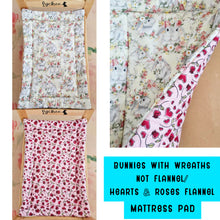 Load image into Gallery viewer, Premade 100% Cotton Flop Pad Mattress Small Size 13" x 19" - Ready to Ship - Free US Shipping