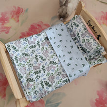 Load image into Gallery viewer, Design Your Own 100% Cotton Bunny Bedding Set for Wood Bunny Beds
