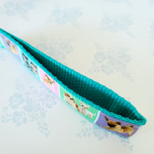 Load image into Gallery viewer, Chihuahua Silver Key Chain Fob with Glitter Paw Print Charm