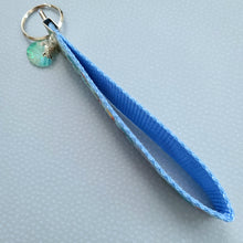 Load image into Gallery viewer, Sea Animal Key Chain Fob with Turtles Dolphins Starfish & Whales includes Dolphin or Turtle Charm