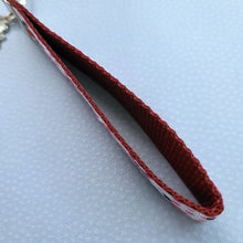 Load image into Gallery viewer, Pandas Holding Hearts Key Chain Fob with Charm