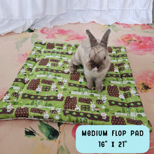 Load image into Gallery viewer, Design Your Own 100% Cotton Bunny Flop Pad in 6 Sizes - Small Mattress, Medium, Large or Xlarge Free US Shipping
