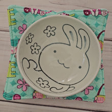Load and play video in Gallery viewer, Cats &amp; Floral Bouquets - Reversible 100% Cotton Bowl Cozy
