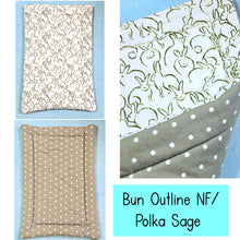Load image into Gallery viewer, Premade 100% Cotton Flop Pad Mattress Small Size 13" x 19" - Ready to Ship - Free US Shipping

