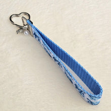 Load image into Gallery viewer, Sea Turtles Honu on Silver Heart Key Chain Fob with Turtle &amp; Pearl Charm
