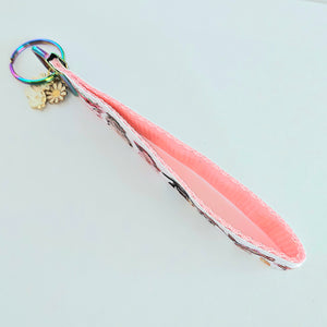 Animals with Leipo'o (Wreaths) - Key Chain Fob with Your Choice of Rose Gold, Yellow Gold or Silver Hardware