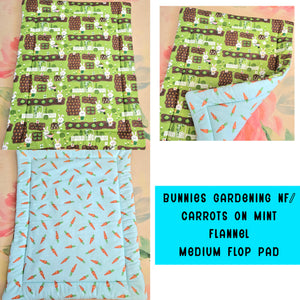 Premade 100% Cotton Medium 16" x 21" Flop Pads - Ready to Ship - Free US Shipping