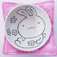 Load image into Gallery viewer, Panda Sushi Dim Sum in Pink,, Blue or Purple - Reversible 100% Cotton Bowl Cozy
