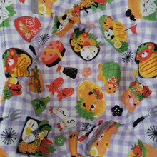 Load image into Gallery viewer, Panda Sushi Dim Sum in Pink,, Blue or Purple - Reversible 100% Cotton Bowl Cozy

