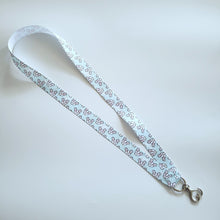 Load image into Gallery viewer, Bunny Butt Lanyard with Silver Heart Clasp
