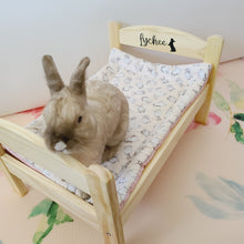 Load image into Gallery viewer, Premium Bunnies on Blush - Bedding Pad for Ikea Bunny Bed or Carriers or Castle Padding Set - Pick your own Combo FREE US SHIPPING
