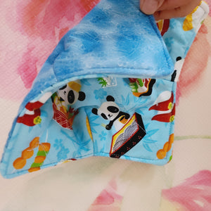 Panda Sushi Dim Sum in Pink,, Blue or Purple - Reversible 100% Cotton Bowl Cozy