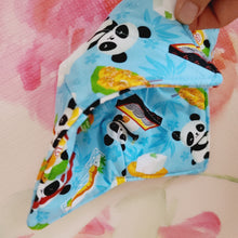 Load image into Gallery viewer, Panda Sushi Dim Sum in Pink,, Blue or Purple - Reversible 100% Cotton Bowl Cozy
