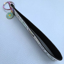 Load image into Gallery viewer, Sushi &quot;This is How I Roll&quot; Gold Key Chain Fob with Enameled Sakura Charm

