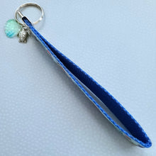 Load image into Gallery viewer, Sea Animal Key Chain Fob with Turtles Dolphins Starfish &amp; Whales includes Dolphin or Turtle Charm
