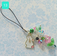 Load image into Gallery viewer, Crystal Bunny Bag/Cell Phone Charms
