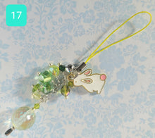 Load image into Gallery viewer, Crystal Bunny Bag/Cell Phone Charms
