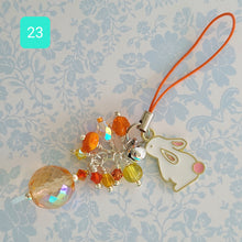 Load image into Gallery viewer, Crystal Bunny Bag/Cell Phone Charms
