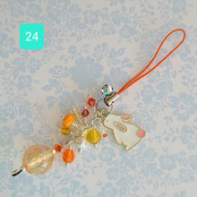 Load image into Gallery viewer, Crystal Bunny Bag/Cell Phone Charms
