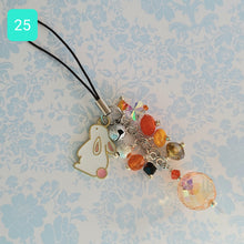 Load image into Gallery viewer, Crystal Bunny Bag/Cell Phone Charms

