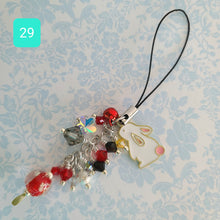 Load image into Gallery viewer, Crystal Bunny Bag/Cell Phone Charms
