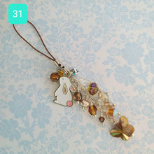 Load image into Gallery viewer, Crystal Bunny Bag/Cell Phone Charms
