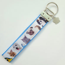 Load image into Gallery viewer, All Animals are Precious Key Fob Wristlet
