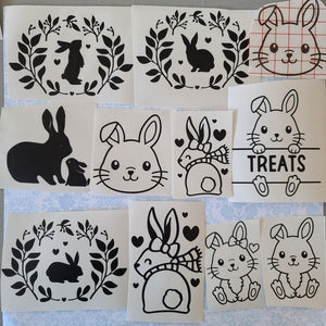 Bunny Decals