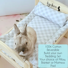 Load image into Gallery viewer, By the Piece/Different Combos - Build Your Own Bedding Set - Pad, Pillow or Blanket (Fits Carriers and the Ikea Duktig Doll Bed or similar)
