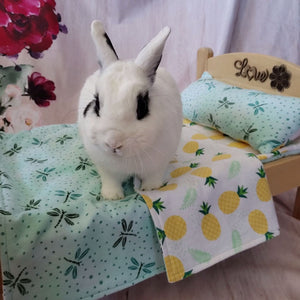 Design Your Own 100% Cotton Bunny Bedding Set for the Ikea Duktig Doll Bed