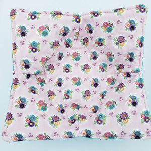 Cats & Floral Bouquets - Reversible 100% Cotton Bowl Cozy