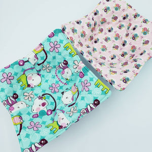 Cats & Floral Bouquets - Reversible 100% Cotton Bowl Cozy
