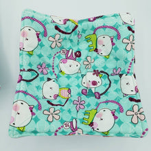 Load image into Gallery viewer, Cats &amp; Floral Bouquets - Reversible 100% Cotton Bowl Cozy
